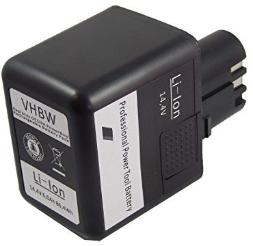vhbw 1x Akku Ersatz für Gesipa 7251045, 7251049 für Werkzeug, Blindniet-Setzgerät (6000 mAh, Li-Ion, 14,4 V)