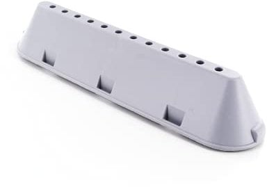 DL-pro 22,5 x 5,3 x 4 cm per Indesit C00533119 C00268109 Whirlpool Bauknecht 482000023096 - Trasportatore a coste 12 fori per lavatrice asciugatrice (1 pezzo)