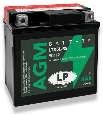BATTERIA SCOOTER QUAD YTX5LBS 12V 4AH MBK NITRO OVETTO