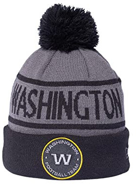 New Era NFL Washington Football Team Storm Beanie Sport Wintermütze, Schwarz , One size