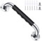 Maniglione Bagno 30cm, Maniglia Doccia Antiscivolo in Gel di Silice e Acciaio Inox, Adatto per Anziani, Disabili, Gravida, Bambini, WC, Cucina e Scale