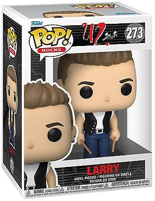 Funko Pop! Rocks: U2 - ZooTV - Larry Mullen Jr. - Figura de Vinilo Coleccionable - Idea de Regalo- Mercancia Oficial - Juguetes para Niños y Adultos - Music Fans - Muñeco para Coleccionistas