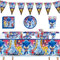 51 Stücke Sonic Geburtstag Party Set, Geburtstag Deko für Kinder, Geburtstagsfeier Dekorationen, Sonic Geburtstag Deko, Sonic Geburtstag Teller Partygeschirr, Kinder Karneval Party Supplies Dekoration