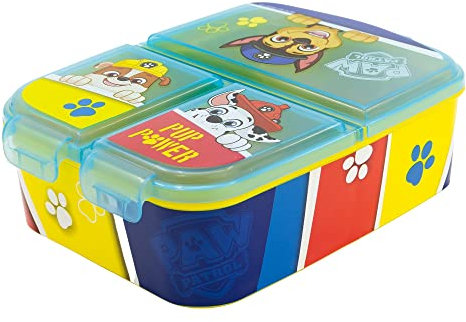 Stor BROTDOSE MIT MEHREREN FÄCHERN | PAW PATROL PUP POWER, Bunt
