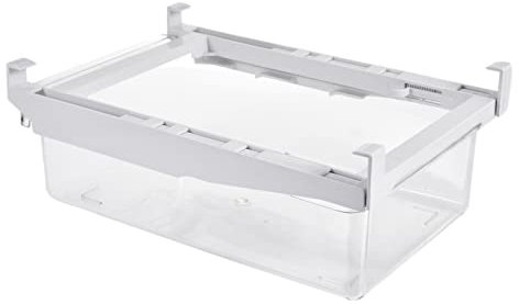 Ditanpu Organizador Cajón Nevera, Organizador Cajón Nevera Extraíble, Organizador Cajón Nevera Extraíble, Organizador Nevera Transparente para Huevos Fruta