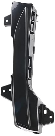 Riloer Lower Bumper Fog Light Cover Compatible with Tesla Model 3 2017-2023, Plastic Black Left Driver Side, Right Passenger Side Lower Bumper Fog Light Cover