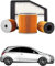 Kit Tagliando 4 Filtri per OPEL Corsa D 1.3 CDTi 70 kw anno 2009<>2014