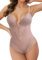 SHEKINI Body Donna Elegant Boysuit Pizzo Scollo V Snellente Shapewear Body Contenitivo Modellante Dimagrante Pancia Piatta Sexyhot Body Shaper Perizoma