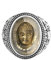 Gu Feng Vintage-Persönlichkeit wie Buddha-Kopf-Titan ring