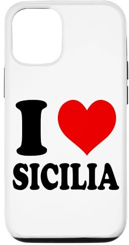 Hülle für iPhone 15 Pro I Love Sicilia Italien