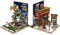 Cutefun Kit Book Nook - Serre-livres miniature DIY - Maison de poupée - Serre-livres - Bibliothèque - Maisons - Kit de modélisation avec lumières LED - Décoration de bibliothèque - Cottage de Noël