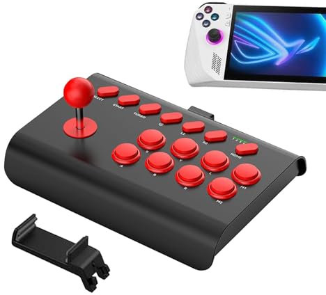 Joystick Arcade Fight Stick - Joystick de Lucha para Juegos de Arcade con función Turbo/Macro | Joystick de Arcade nostálgico Retro Arcade Fight Stick Joystick de Lucha para Juegos de Arcade