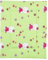 Baby Delux Wickelauflage Wickelunterlage 60x75 cm weiche Wickeltischauflage Baumwolle wasserdicht waschbar (Kätzchen grün)