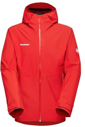 Mammut Alto Light HS Hooded Jacket Men | Outdoor Jacke für Herren, Wasserdicht, Atmungsaktiv | Mammut Red, M