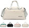 Schwimmtasche Damen, Gym Tasche, Sporttasche Groß, Sporttasche Damen, Reisetaschen, Sport Bag, Fitness Tasche, 52x24x27,Weekende, Klinikaufenthalt, XL (Weiß)