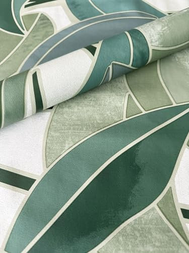 PVC Tischdecke Sienna GRÜN Meterware Wachstuch Eckig Breite & Länge wählbar abwaschbar, Größe:120 x 200 cm