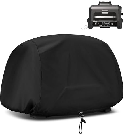 Unicook Funda para barbacoa Ninja Woodfire al aire libre, compatible con parrilla Ninja XL BBQ Grill & Smoker serie OG800 y OG900, cubierta de barbacoa impermeable, resistente, resistente a la