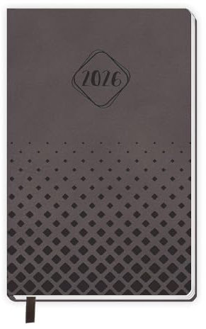 TRÖTSCH - Taschenkalender A6 Soft Touch Anthrazit 2026: Soft Touch Terminkalender