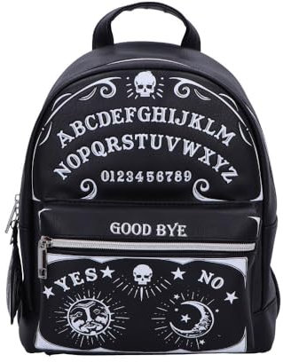 Nemesis Now Spirit Board Rucksack Frauen Mini-Rucksack schwarz/weiß Polyurethan Gothic, Rockwear