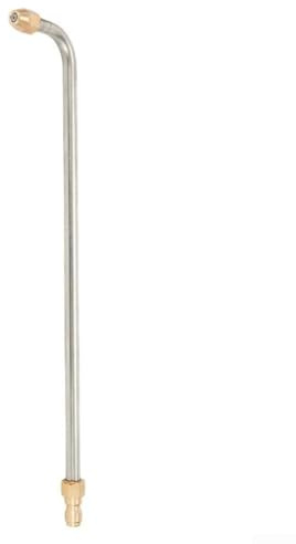 Solaughguy Hochdruckreiniger-Düse, abgewinkelt, 30 Grad, 90 Grad, U-Form, Edelstahl, 17 cm, kompatibel mit gasbetriebenen Unterlegscheiben bis zu 5000 PSI (35 cm-90)