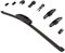 Heckwischer Scheibenwischer hinten passend für VW Golf 6 (5K1) (Bj.: 2008.10-2012.11) Länge: 280 mm - MAXXONI