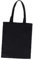 KICHOUSE Bolso de Lona Negro Reutilizable Bolsa Tote Bag Personalizada Manualidades Uso Diario y