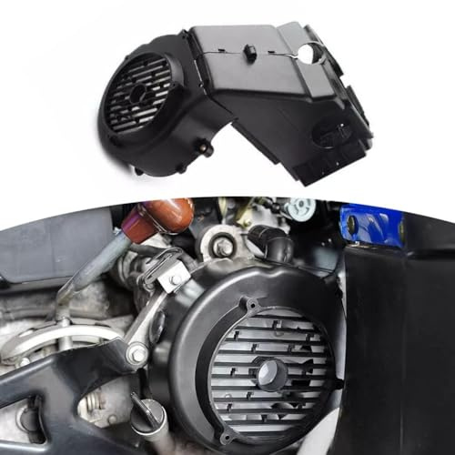 Gettimore Komplettes Luftkühlungs-Abdeckhauben-Set mit Lüfter für GY6 150cc Motorroller