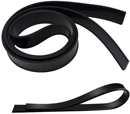 Window Cleaning Squeegee Rubber Blade Replacement, 41 inch/104cm Soft Adjustable Size Strip, Double Sided Premium Rubber Refill for Professional Window Squeegee Tools