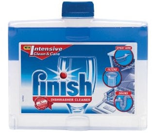 Finish Dishwasher Cleaner Dual Action 2 x 250ml - Cleans Grease and Combats Limescale