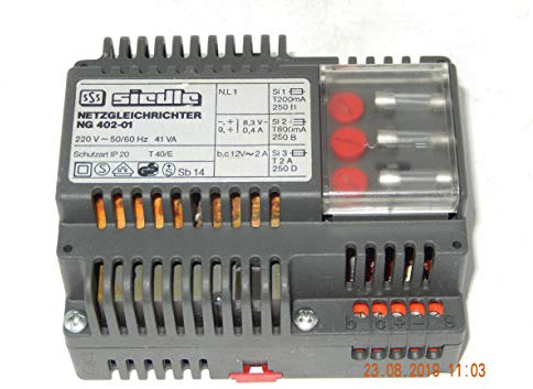 Siedle NG 402-01 Netzgleichrichter für Sprechanlage Netzgerät Netztrafo geb.