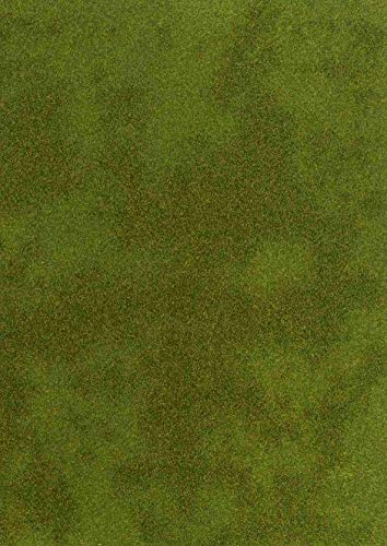 Busch 1319 Groundcover Floor Cover, Vehicle, May Green/Medium Green