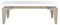 Safavieh EAF4223B Dalby Table Basse en Laque Fibre Blanc/Taupe Pierre 109 x 59 x 38,1 cm