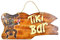 Coco Papaya Großes Schild/Schild aus Holz, Tiki Bar, 50 cm, handgefertigt.