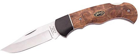 Herbertz Taschenmesser - AISI 420 - Back Lock Klingensperre - Wurzelholzkombination