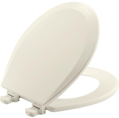 Bemis 500EC 346 Toilet Seat, Biscuit, Round
