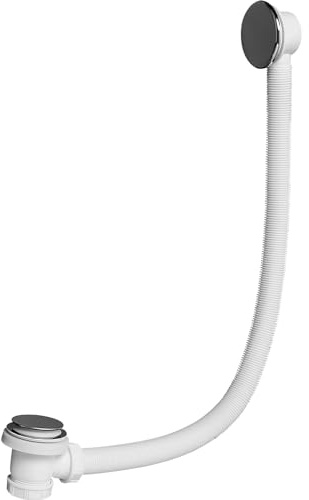 Wirquin Quick-Clac SP760099 Bath Drain with Overflow 70 CM Chrome