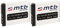 2X Akku NP-BD1 / NP-FD1 kompatibel mit Sony Cyber-Shot DSC-G3, T2, T70, T75, T77, T90, T200