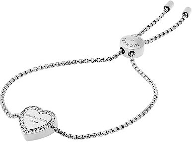Michael Kors Silver-Tone Bracelet for Women; Bracelets; Jewelry for Women, 5 UK, Metal