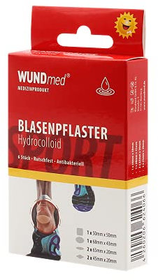 Wundmed 10er Vorteilspack Blasenpflaster, 10 Pack a 6 Stk. (60 Stk.)