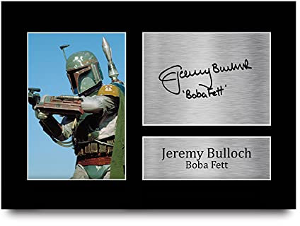 HWC Trading Jeremy Bulloch A4 Ungerahmt Signiert Gedruckt Autogramme Bild Druck-Fotoanzeige Geschenk Für Star Wars Boba Fett Filmfans