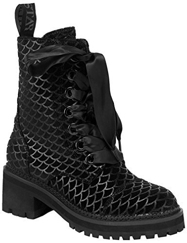 Killstar Samt Stiefel - Atlantis Combat Boots 36
