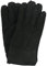 Harrys-Collection Damen Herren Handschuh aus Echtem Lammfell, Farben:schwarz, Handschuhgröße:L
