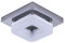 Artpad Surface Mount Square Ceiling Lamp Stainless Base Hallway Porch Balcony Lamp Interior Lighting Ceiling LED Light 12W White Light
