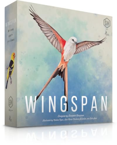 Stonemaier Games , Wingspan 2nd Edition , Board Game , Ages 14+ , 1-5 Players , 40-70 Minute Playing Time