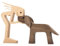 courti Skulptur Ornamente Set,Familien Und Welpen Dekoration,Desktop Männer Jungen Und Mädchen Alte Menschen Kreative Geschenke