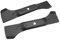 SECURA Messersatz 2 Messer 105cm Mähwerk kompatibel mit MTD - 742-0671A 742-04081 742-0670A 742-04080