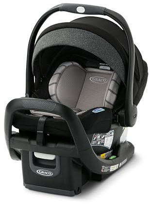 Graco® SnugRide SnugFit DLX Infant Car Seat, Baby Car Seat with Anti Rebound Bar for Extra Safety, SnugLock Easy Install Carseat, Baby Registry Must Have, Gift for New Parents, Maison