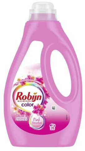 6x Rubin-Fl ssig-Waschmittel Pink Sensation Farbe 1 Liter - Multipack