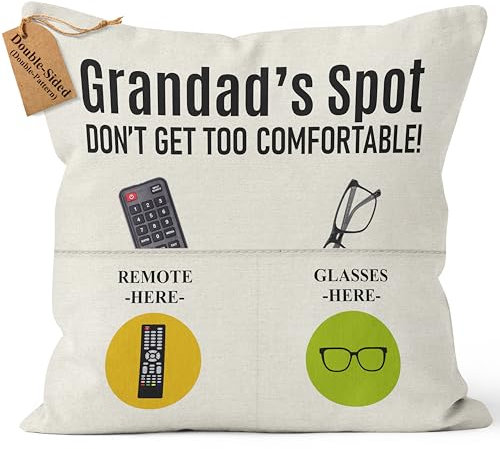 Kies CROWNLY Crystal® Geschenke für Großvater, Geburtstagsgeschenke mit Taschen, Geschenk für Großvater, Geschenk von Enkelkindern, Opa