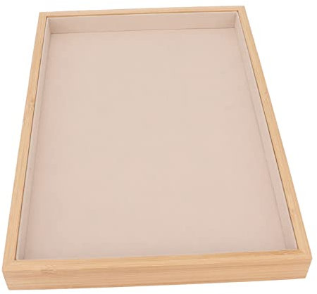Vassoio per Gioielli in Legno, Organizer per Cassetti per Gioielli Vassoi per Gioielli Impilabili Vassoi per Esposizione di Gioielli per Orecchini, Collane, Bracciali, Organizer per Espositori per (